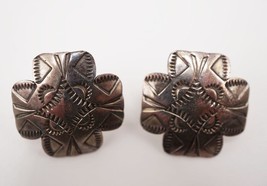 Navajo Sterling Silver .925 Earrings - £35.03 GBP