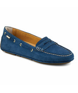 Women&#39;s Sperry Top-Sider Gold Cup Penny Driver Blue Suede, STS91202 Size 6 - £87.88 GBP