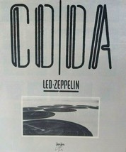 Led Zeppelin Coda AD 1982 Vintage Artwork Classic Hard Rock Music Ready To Frame - £17.84 GBP