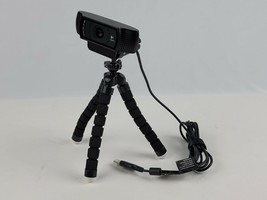Logitech HD Pro 1080p USB Webcam w/ tripod Karl Zeiss lens Very good cond - £43.60 GBP