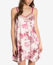 Linea Donatella Womens Paula Printed Chemise Nightgown Size Large Color Mauve - £22.69 GBP