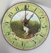 Alice in Wonderland - The White Rabbit Large 14” Clock New See Photos 1999 - £18.83 GBP
