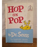 Hop On Pop by Dr. Seuss Beginner Books Hardcover Book Club Edition 1963 ... - $72.79 MXN