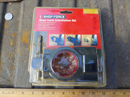 21RR12 SHOP FORCE DOOR LOCK INSTALLATION KIT, NEW OLD STOCK - $8.52