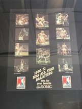 SEATTLE SUPER SONICS 1980-81 All Star balloting poster - Sikma Brown, Sh... - £23.45 GBP