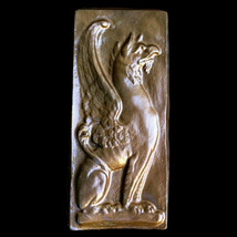 Roman Greek Griffin sculpture plaque in Bronze Finish - £19.46 GBP