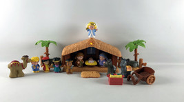 Fisher Price Little People Nativity Lot of 17 Pieces - 11 Figures Baby Jesus - £46.92 GBP