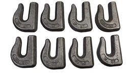 8 WELD ON GRAB CHAIN HOOKS 3/8&quot; G70 WLL 6,600 BUCKET TRAILER RIGGING 090... - $27.65