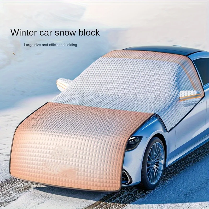 Car snow shield Sunshade sunblock front gear snow shield thickened and - £27.94 GBP