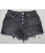 BDG Urban Outfitters Summer Cut-Off Shorts Womens 26 Black Distressed Bu... - $23.35