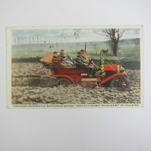 Antique Automobile Postcard 1910 EMF 30 Glidden Tour Pathfinder Rainy April RARE - £15.95 GBP