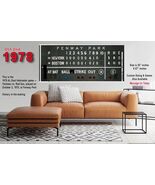 Fenway Park Scoreboard 1978 AL East tiebreaker game Removable World Seri... - $243.49
