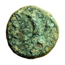 Ancient Greek Coin Sigeion Troas AE9mm Helmeted Athena / Crescent 00240 - $19.79