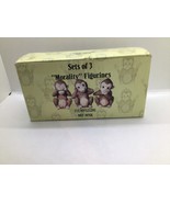 Set of 3 Morality Figurines in Box Monkeys - $9.41