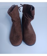 Arizona Jeans Company AZ KADIN Brown Suede Boots Women&#39;s Size 6.5 M - $284.87 MXN