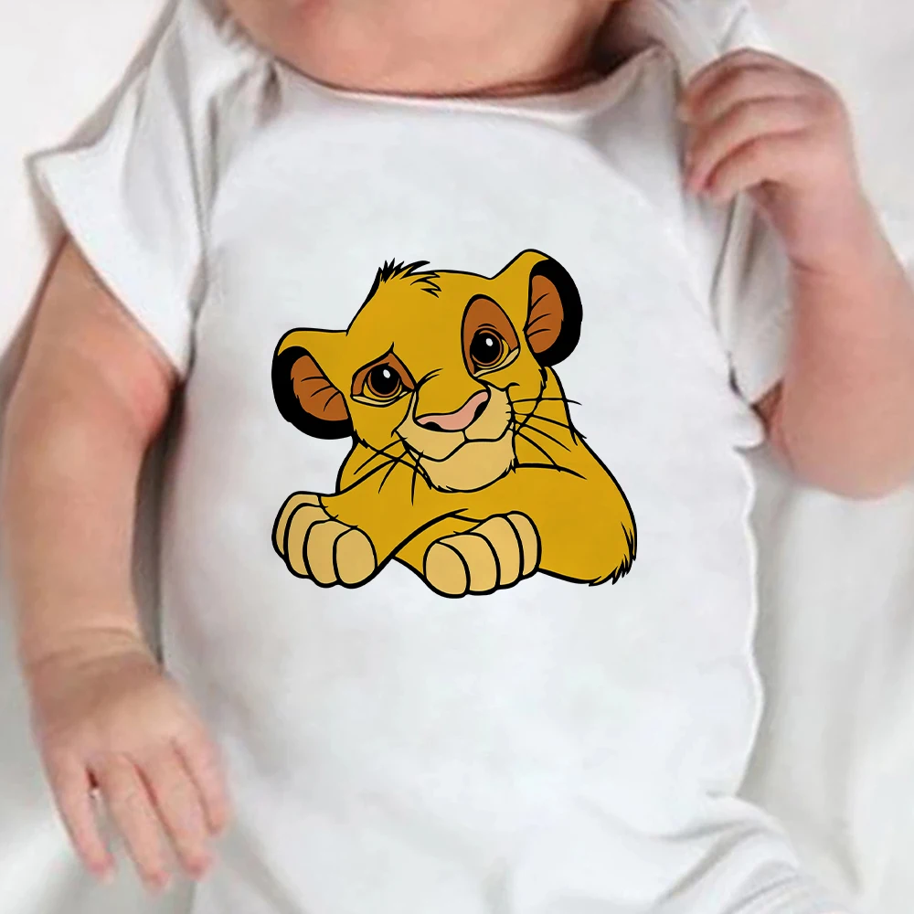 Baby Romper  The Lion  Kawaii Simba Fashion  Clothes Harajuku Short Sleeve Newbo - £33.89 GBP