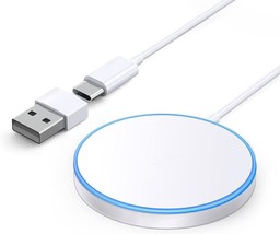 Magnetic Wireless Charger Fast Charger Compatible With iPhone 14/13/12 Series - £10.63 GBP