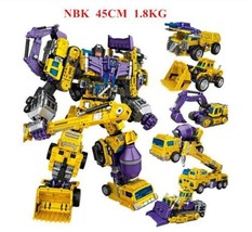 Set Nbk Oversized Devastator Transformation Toy Gravity Builder Figure Toy Kids - £104.25 GBP