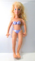 1986 Vintage Mattel Hot Looks Mimi 18&quot; Fashion Model Doll Blonde Hair No Clothes - £18.79 GBP