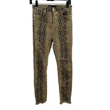 Zara Snakeskin Print Pant Size 4 - £16.67 GBP