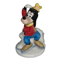 Figure Skating Goofy Vintage &quot;The Disney Collection&quot; Bisque Porcelain 19... - £16.57 GBP