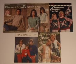 Knitting pattern books / booklets Lot of 5 Quick Knit Mother &amp; Daughter ... - $9.99
