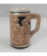 Vintage Men &amp; Woman 3D Style 3.58&quot; Collectible Beer Mug Stein - $13.56 CAD
