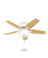 Hunter42&quot; Newsome Low Profile Traditional Ceiling Fan LED Light Casual W... - £96.77 GBP