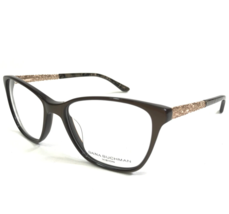 Dana Buchman Eyeglasses Frames Fauve BR Brown Gold Cat Eye 51-16-135 - £29.05 GBP