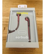 heyday Earbuds with Mic and Remote, 3.5mm aux, pink - £5.45 GBP