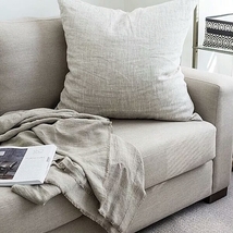 100% Linen Cushion, Flax Cushion, Luxury Linen, Single Cushion 11 colors - £35.21 GBP