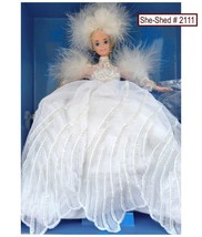 1994 Snow Princess Blonde Barbie Doll 11591 Mattel sealed, original box - £27.94 GBP