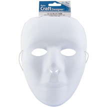 PVC Full Face Mask Form 9.75 inch White - $23.47