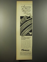1954 Pioneer Belts Ad - Announcing the Pioneer Registered Series - $18.49