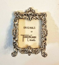 Originals by Tortolani Crislu Picture Frame Ornate Miniature Stand Up 1.5&quot; x 2&quot; - £15.70 GBP