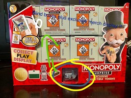 16x Monopoly Surprise Exclusive Collectible Tokens 5 Piece Blind Boxes New + BOX - £131.59 GBP