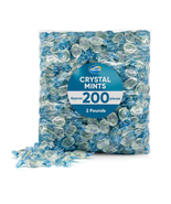 Arcor Crystal Mints Hard Candy - 2 Pounds Approx 200 Pieces - Blue Cryst... - £17.33 GBP