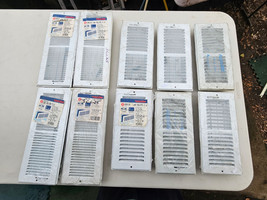 23SS13  HVAC REGISTERS, NEW IN WRAPS, IMPERFECT (scratches, etc), 12&quot;X4&quot;... - $37.34