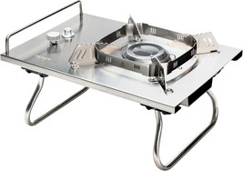 Alocs Camp Stove: 5500Kw Portable Stove With Adaptable Burners; Foldable... - £82.42 GBP