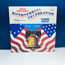 Vinyl Record LP 12 inch 12&quot; case vtg Flaming Banjos bicentennial 101 strings usa - £14.66 GBP