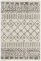 2&#39; X 3&#39; Gray Geometric Power Loom Area Rug - £44.34 GBP