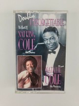 Doubly Unforgettable The Best Of Nat King Cole &amp; Natalie Cole Cassette EXCELLENT - £8.69 GBP