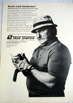1973 True Temper Golf Shafts Score Card Headache? Better See Your Pro - $7.99