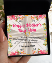 Mother&#39;s Day Gift Cross Dancing Necklace w Loving Message Card Boxed Jewelry Mom - £32.11 GBP