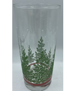 Waechtersbach Germany Red Green CHRISTMAS TREE 6 1/4&quot; Tumbler Glass RARE... - £19.55 GBP