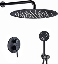With A 12 Inch Rain Shower Head And A Handheld Shower Set For, In Mixer ... - £235.09 GBP