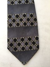 Canasta 1941 100% Silk Made In Italy Grey Spotted Men&#39;s Tie Necktie ETY - £9.79 GBP