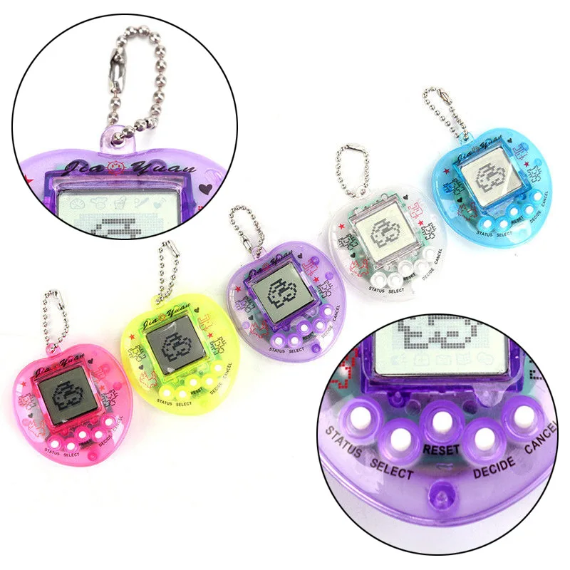 Play 1PC /5PCs Transparent Electronic Pets Tamagotchi NostaAic 168 Pets In One V - £23.05 GBP