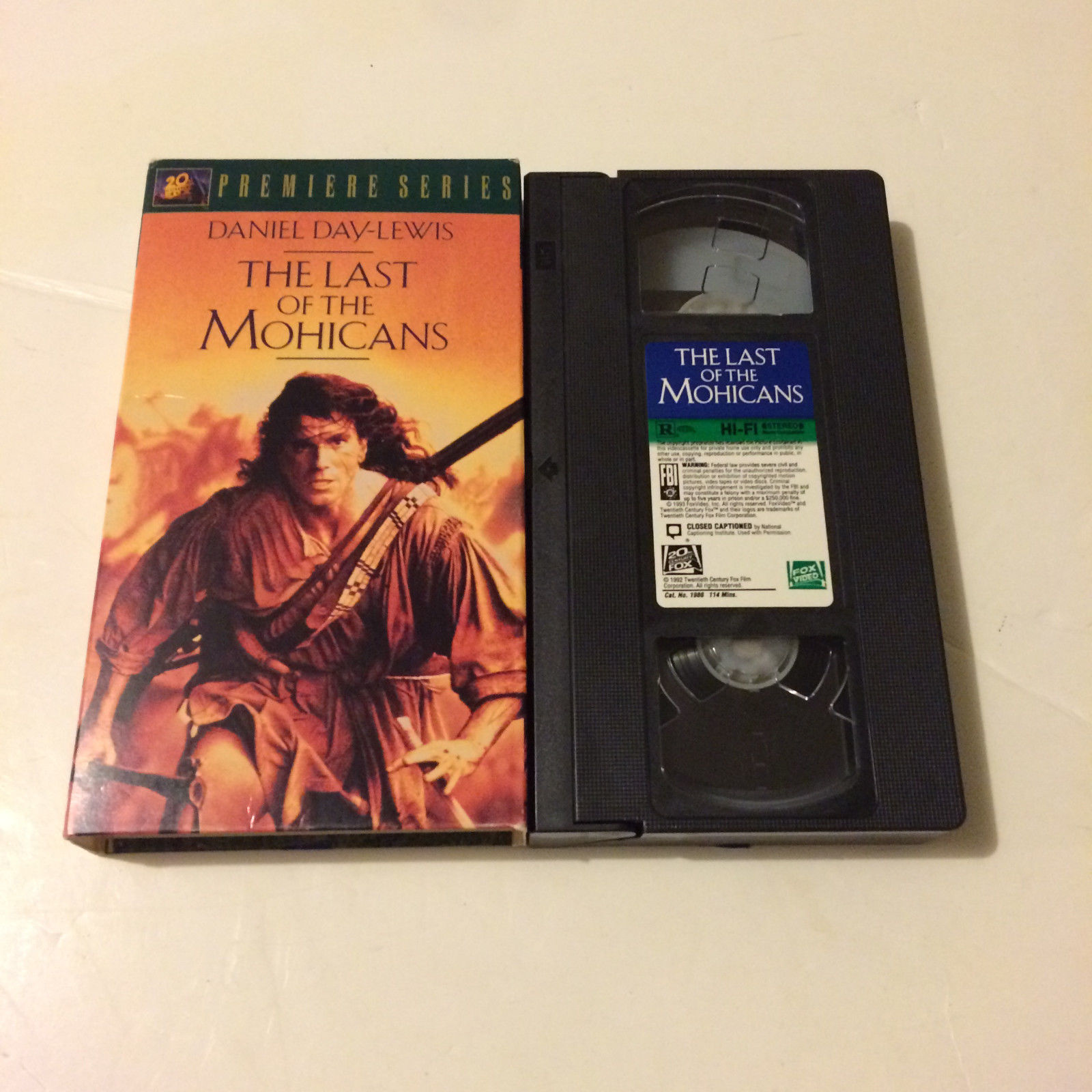 Primary image for The Last Of The Mohicans ( Cinta VHS , 1993) Daniel Day-Lewis, Madeleine Stowe