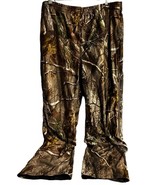 Russell outdoors Pants Mens XL Brown Realtree AP Hunting Camo Deer Side Zip - $58.03 CAD